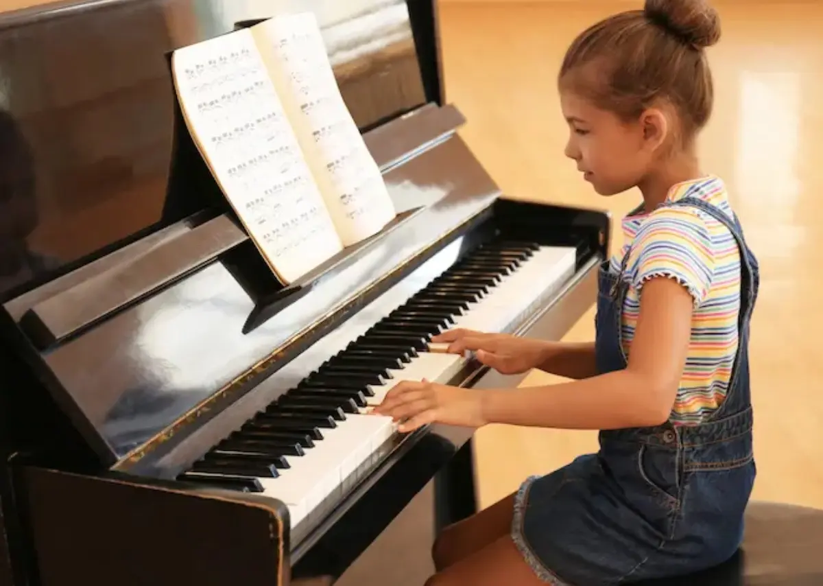 Students mastering sight-reading and piano performance with GrittyTech.