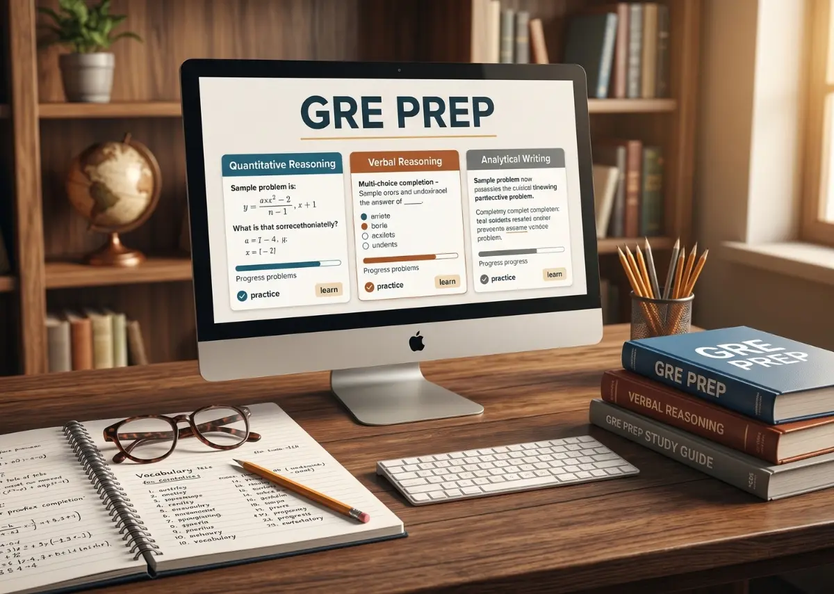 Students preparing for GMAT and GRE with GrittyTech online classes.